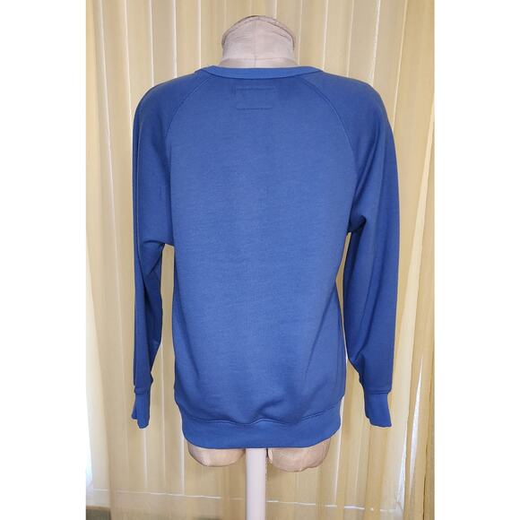 Bad Mulligan Golf Sweatshirt Mens Medium Blue Skull Pullover - Picture 3 of 6